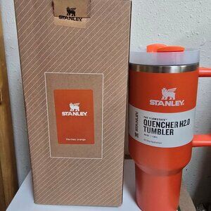 Stanley Hermes orange 40oz tumbler